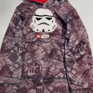 Pull over sweatshirt.